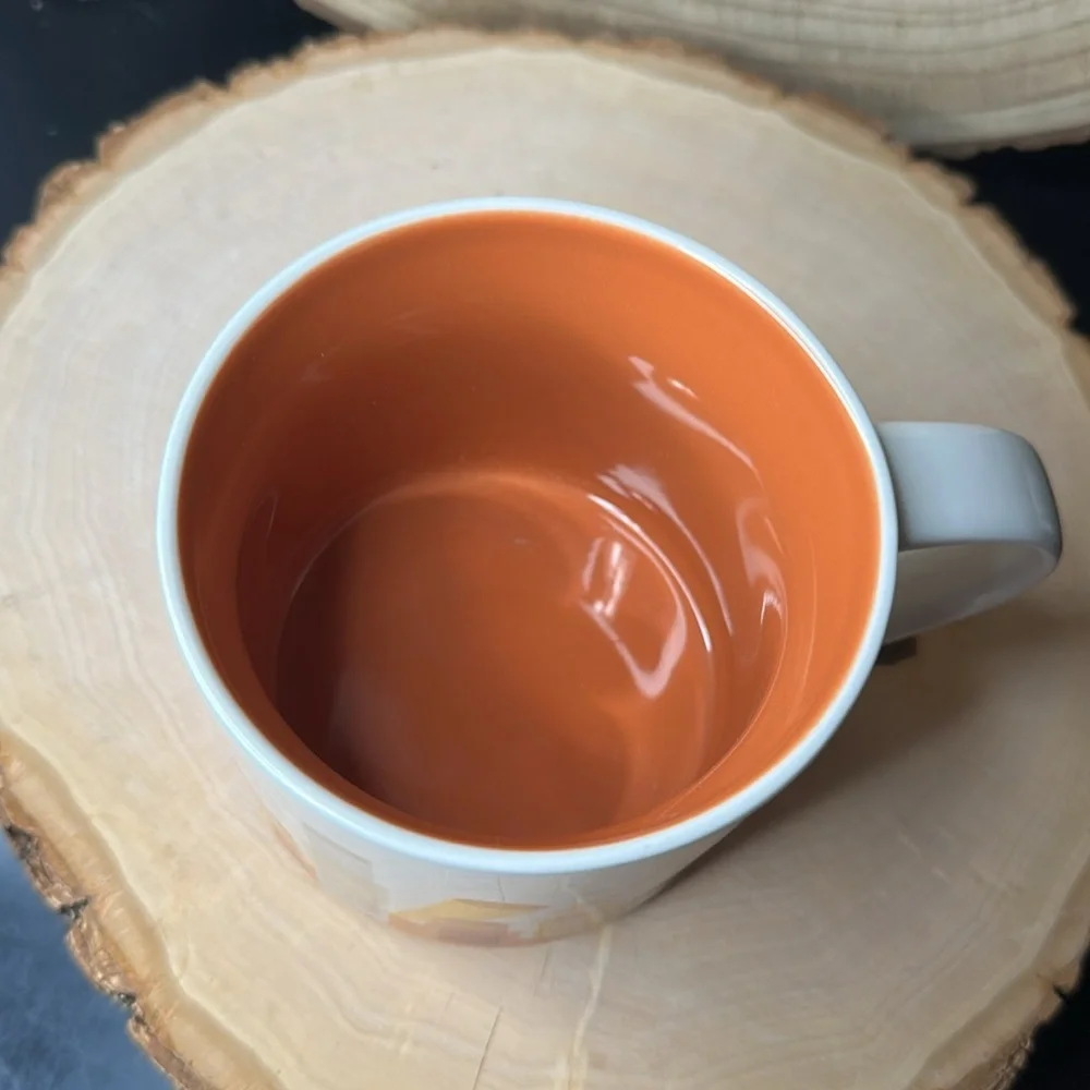 Starbucks Los Angeles - You Are Here Collection - Souvenir Mug Cup Orange White - Picture 5 of 5